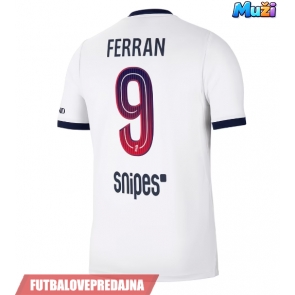 Lacne Muži Futbalové dres Paris Saint-Germain Ferran Torres #9 2026-27 Krátky Rukáv - Preč